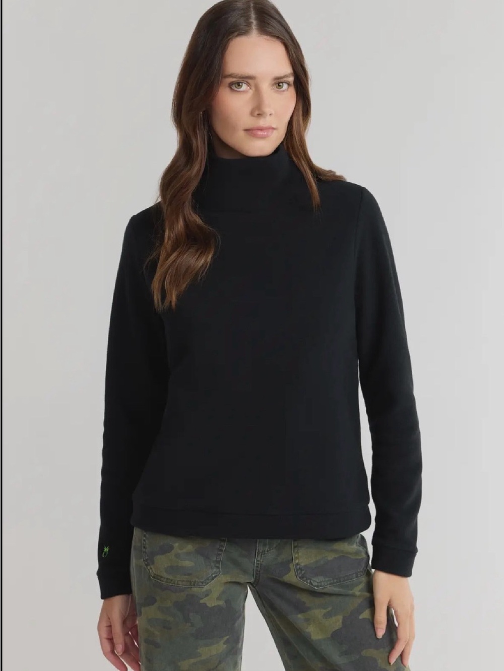 Dudley Stevens black park slope turtleneck